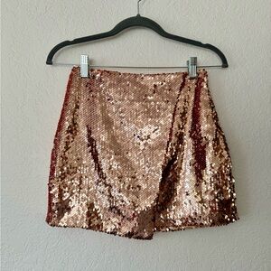 Superdown Sonya Sequin Mini Skirt